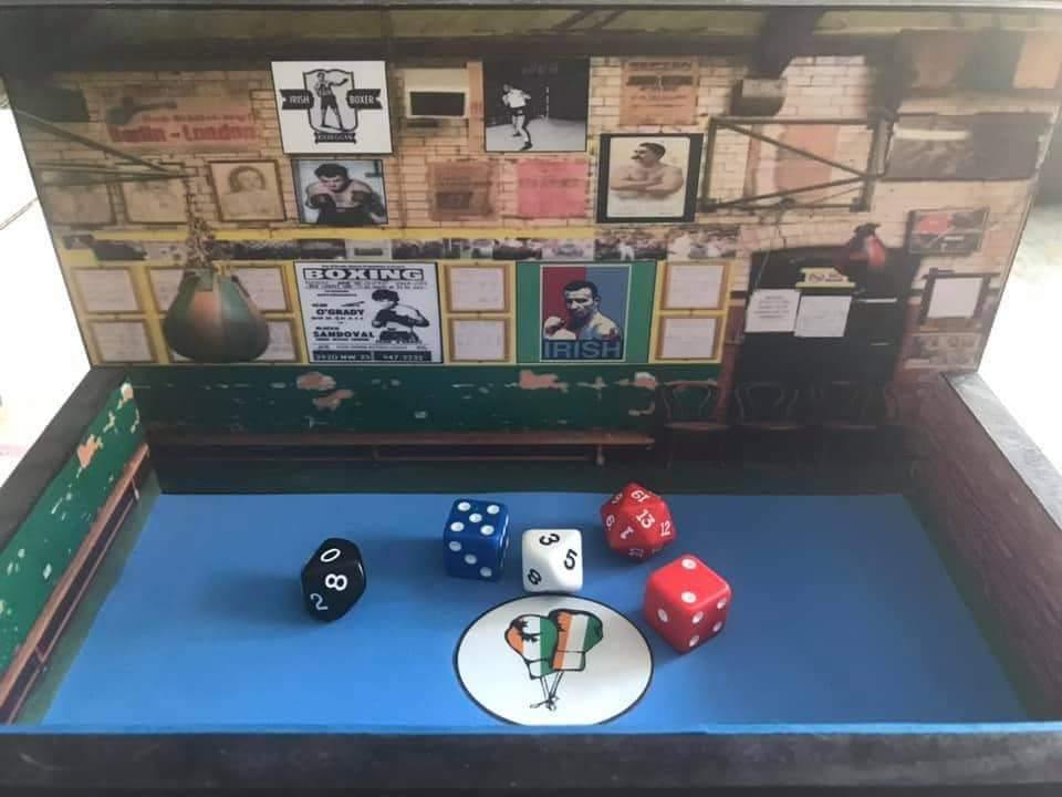 Boxing Rink (6x10)- specialty dice box - Michigan & Trumbull DICE BOXES 